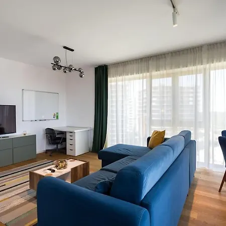 Blue Lagoon- 1 Bedroom Amazing Balcony Bucarest